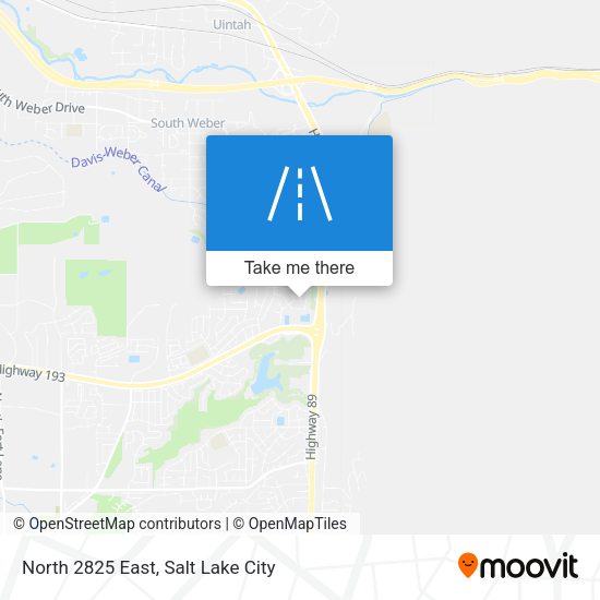 Mapa de North 2825 East