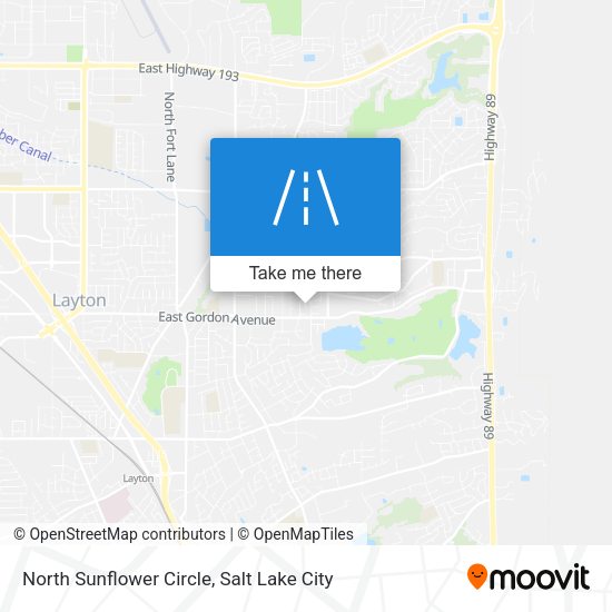Mapa de North Sunflower Circle