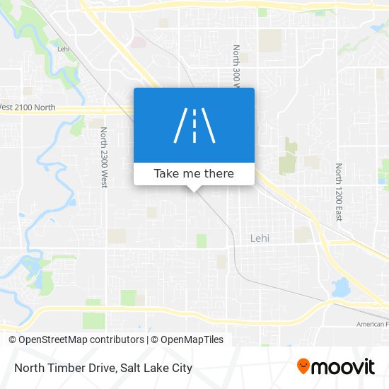 North Timber Drive map