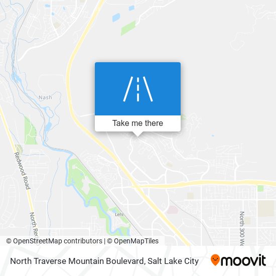 Mapa de North Traverse Mountain Boulevard