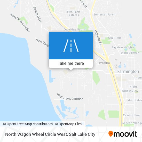 North Wagon Wheel Circle West map