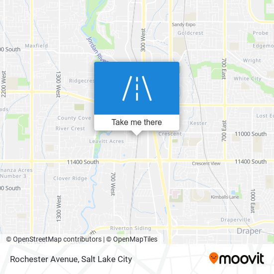 Rochester Avenue map