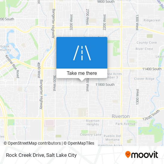 Mapa de Rock Creek Drive