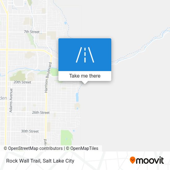 Rock Wall Trail map