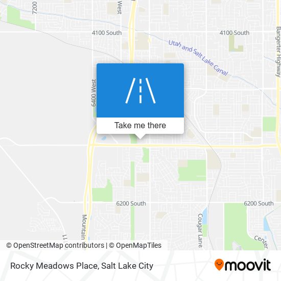 Mapa de Rocky Meadows Place