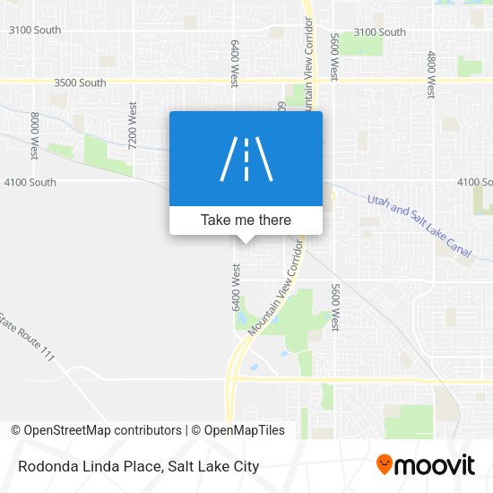 Rodonda Linda Place map