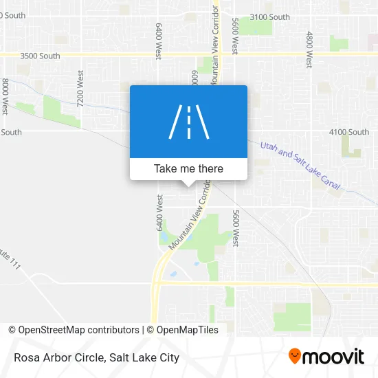 Rosa Arbor Circle map