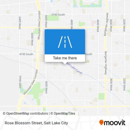 Mapa de Rose Blossom Street