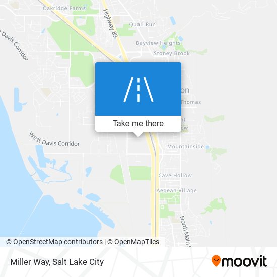 Miller Way map