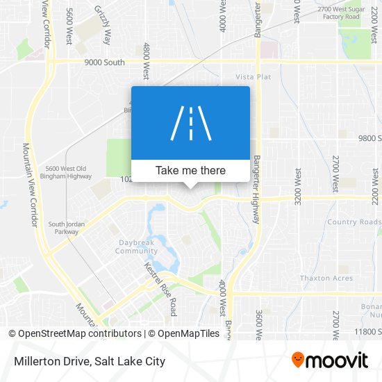 Millerton Drive map