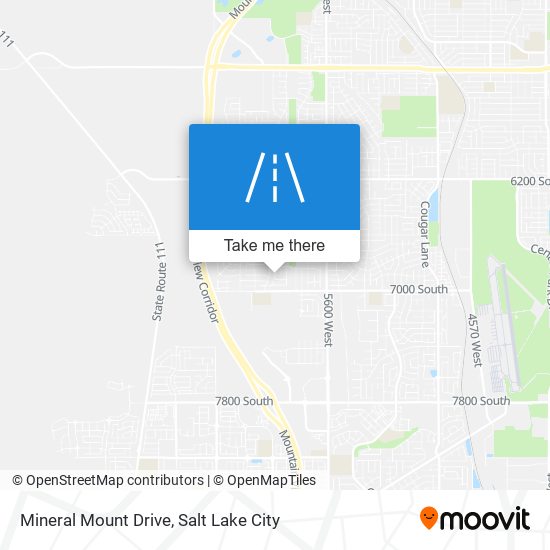 Mapa de Mineral Mount Drive