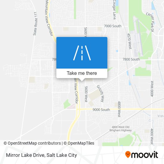 Mirror Lake Drive map