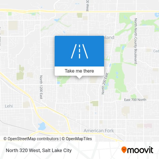 Mapa de North 320 West
