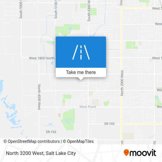 Mapa de North 3200 West