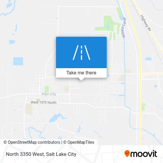 Mapa de North 3350 West