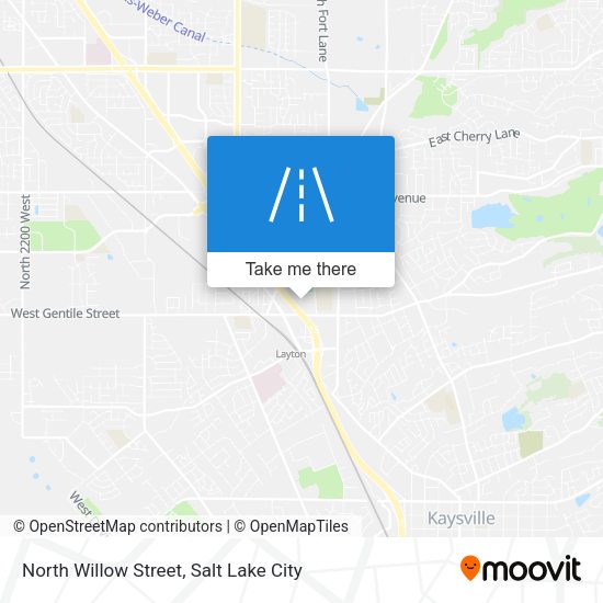 North Willow Street map