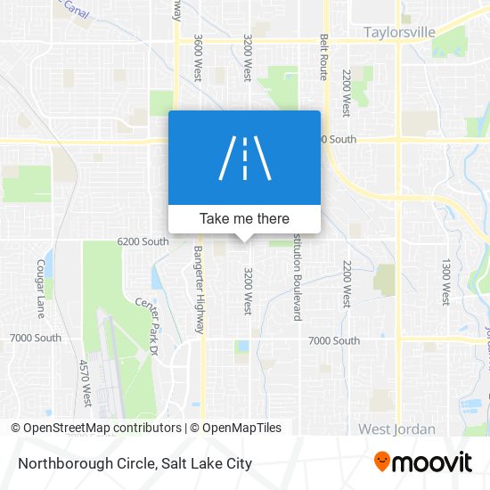 Mapa de Northborough Circle