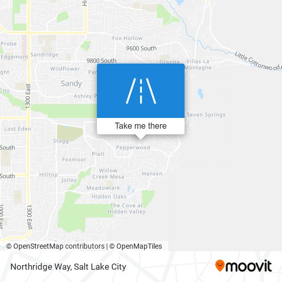 Northridge Way map