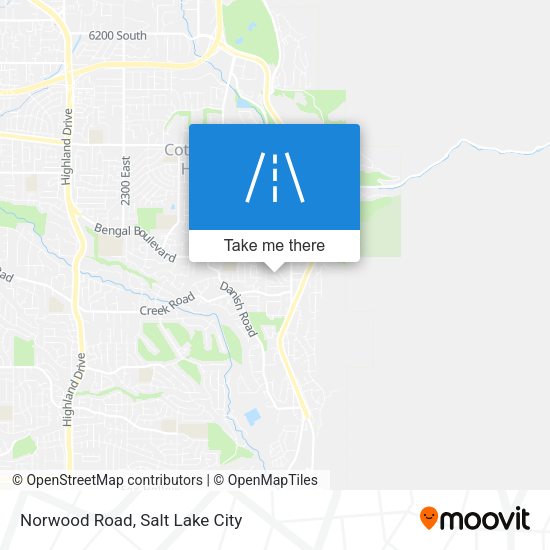 Norwood Road map