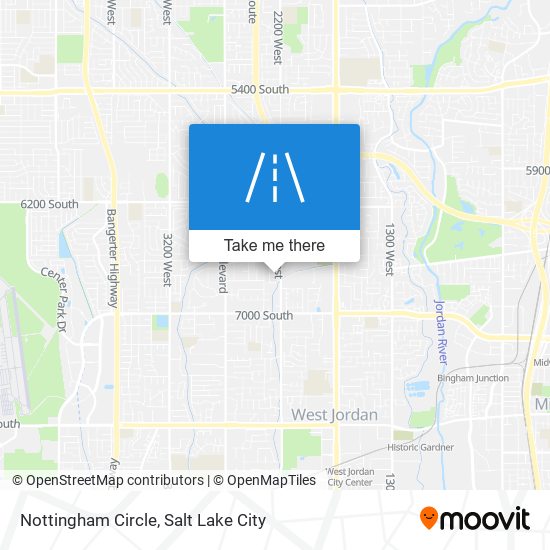 Mapa de Nottingham Circle