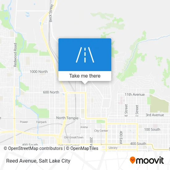 Reed Avenue map
