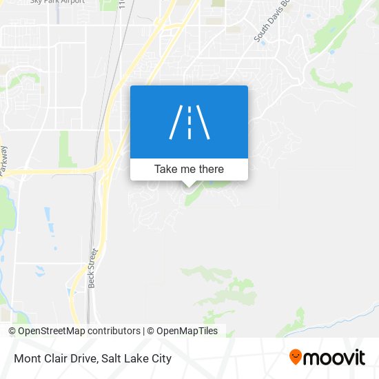 Mont Clair Drive map