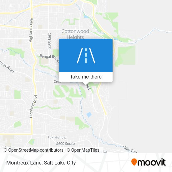 Montreux Lane map