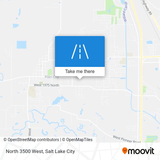 Mapa de North 3500 West