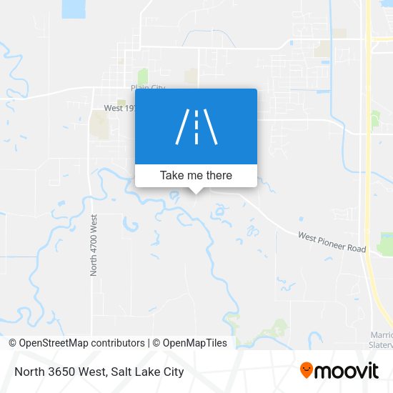 Mapa de North 3650 West