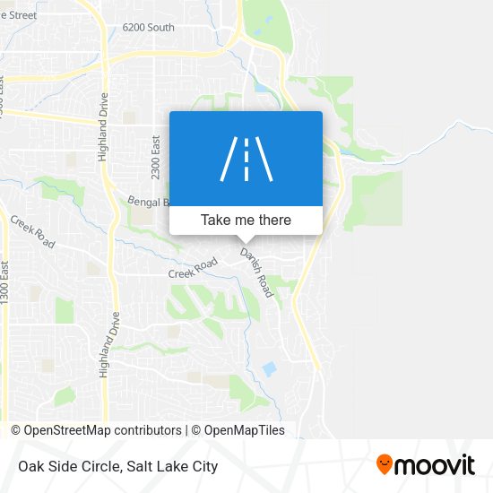 Oak Side Circle map