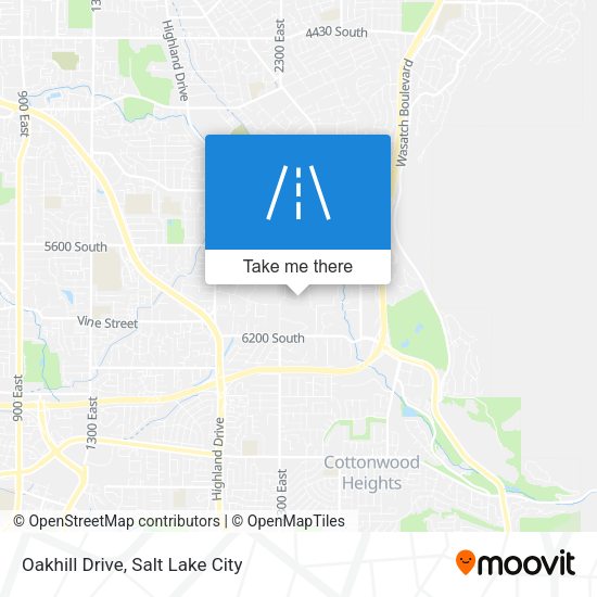 Mapa de Oakhill Drive