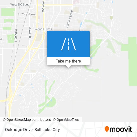 Mapa de Oakridge Drive