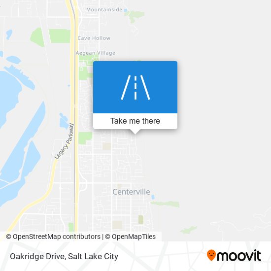 Oakridge Drive map