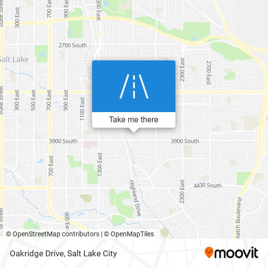 Oakridge Drive map