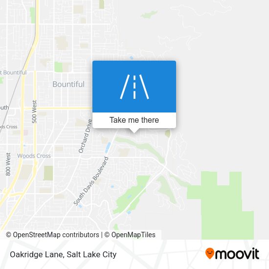 Oakridge Lane map