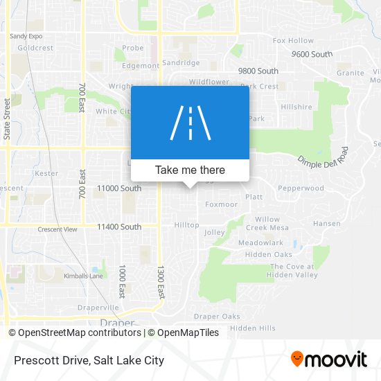 Prescott Drive map