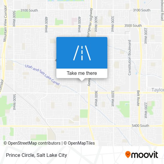 Prince Circle map