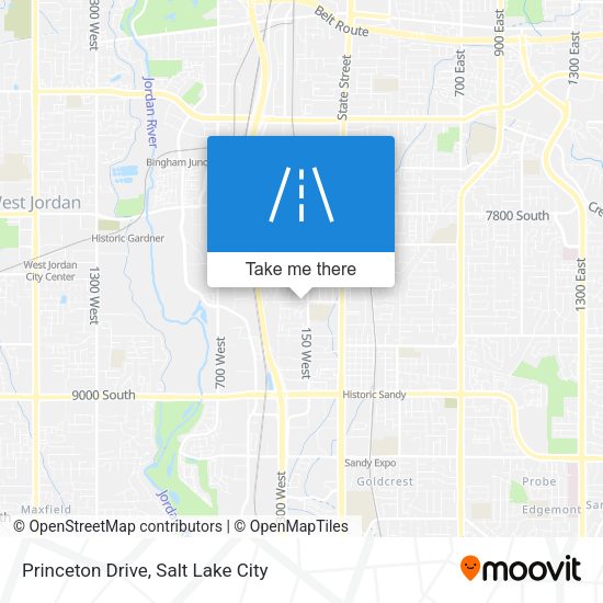 Princeton Drive map