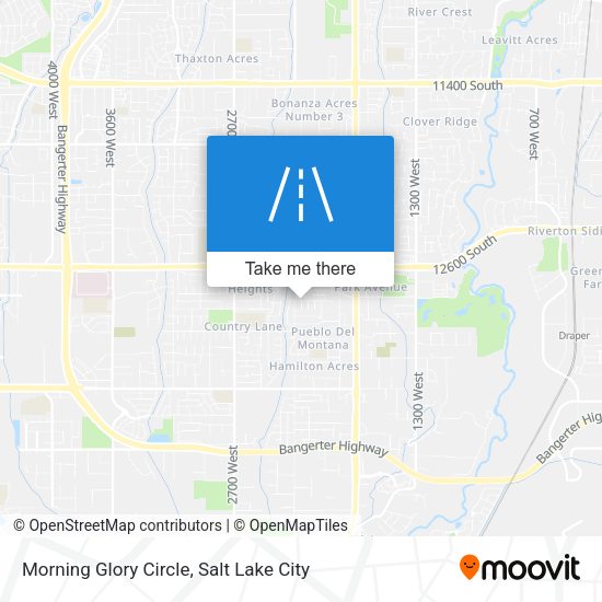 Morning Glory Circle map