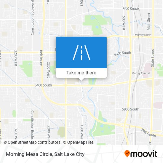 Morning Mesa Circle map