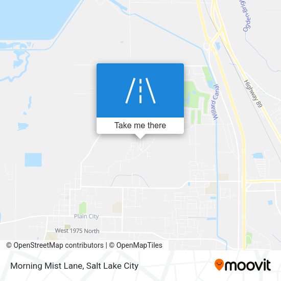 Morning Mist Lane map