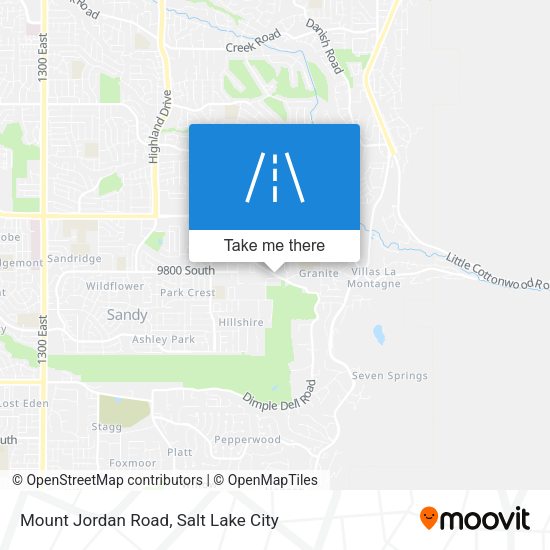 Mapa de Mount Jordan Road