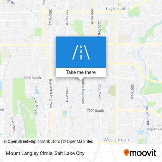 Mapa de Mount Langley Circle