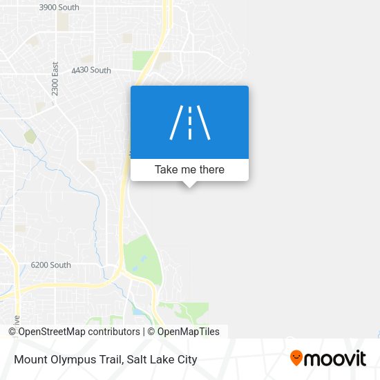 Mount Olympus Trail map