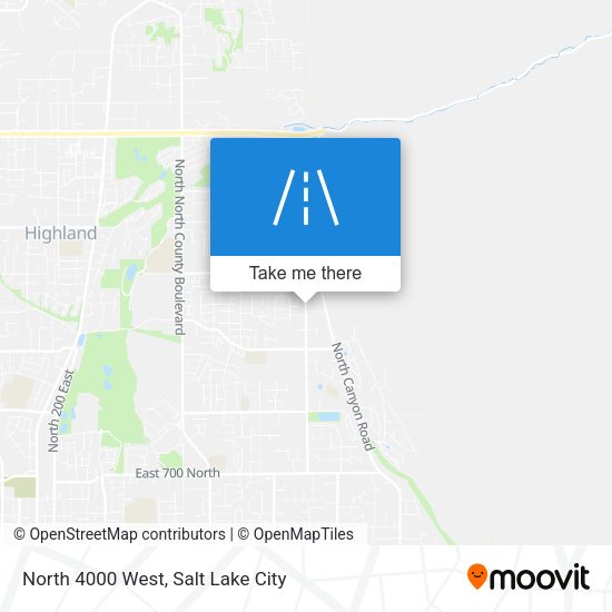 Mapa de North 4000 West