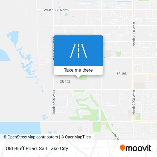 Old Bluff Road map