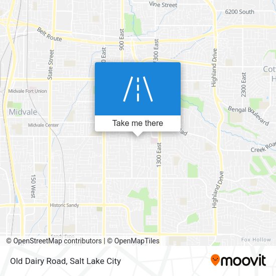 Old Dairy Road map