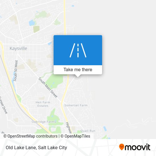 Old Lake Lane map