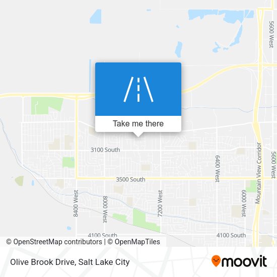 Olive Brook Drive map