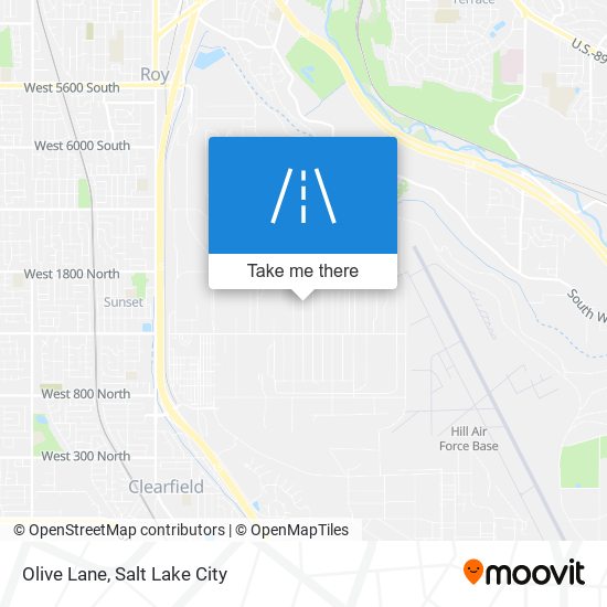 Mapa de Olive Lane